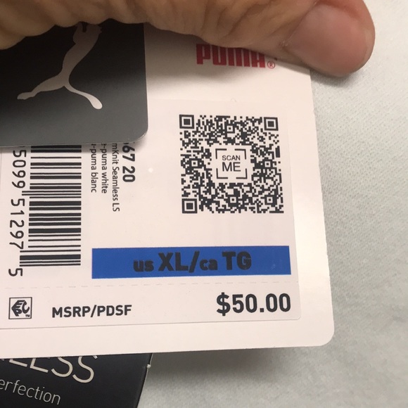 Puma Athletic/Athleisure Cropped Shrug Top, XL, NWT! - Picture 9 of 9